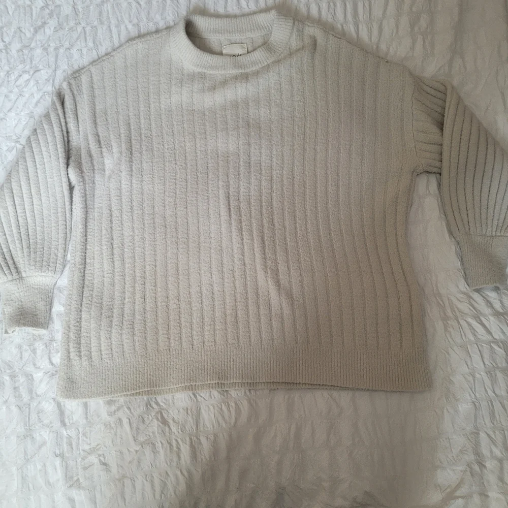 Cozy Ribbed Knit Sweater - Picture 1 of 4